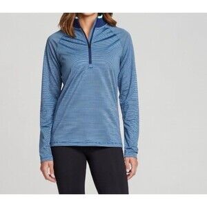 Under Armour Women's Corporate Tech Stripe Quarter-Zip Sz L New